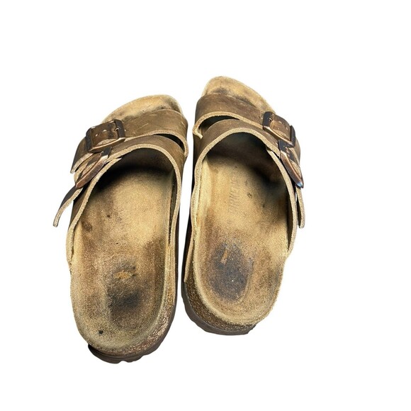 BIRKENSTOCK Arizona Leather SANDALS Oiled Leather Shoes Womens Size 7.0 Boho - Picture 7 of 11